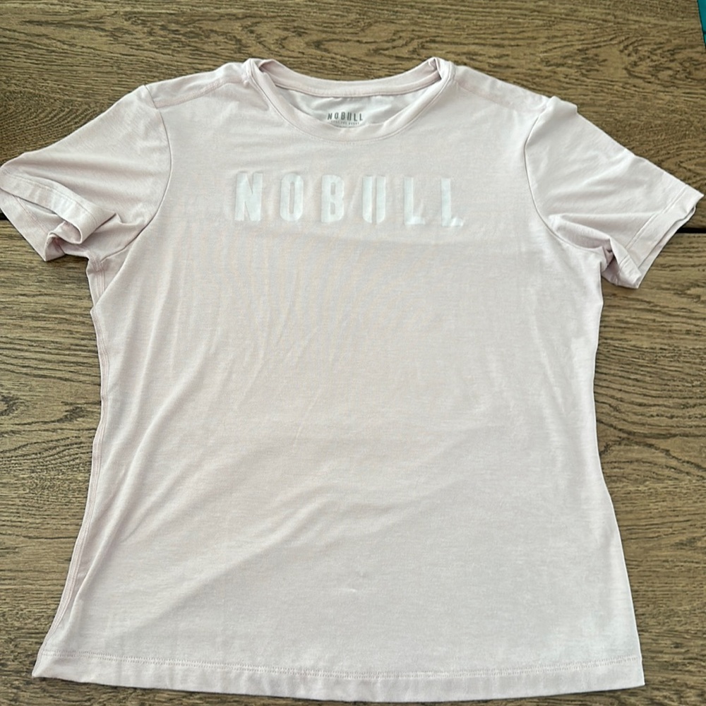 Women’s NoBull Short Sleeved Shirt Size Large Pink